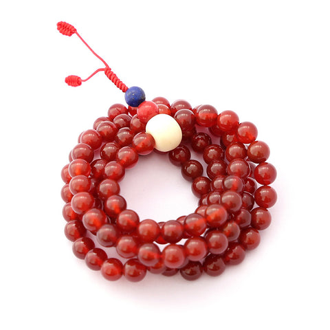 Red Carnelian Mala